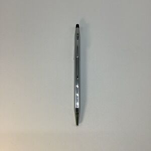 Vintage Cross Century Chrome Ballpoint Pen Medium Black USA